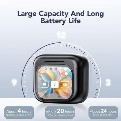 Wireless Bluetooth Translation Earphone With LED display screen(Fit iOS & Android)