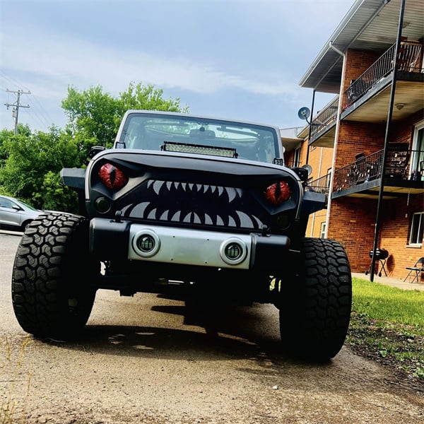 NOW Beast Eyes Car Headlight Stickers