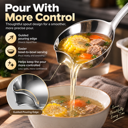 304 Stainless Steel Deep Soup Ladle
