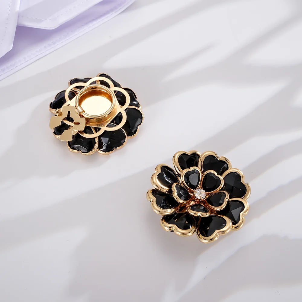Flower Button Covers Instant No-Sew Shirt & Blouse Upgrade