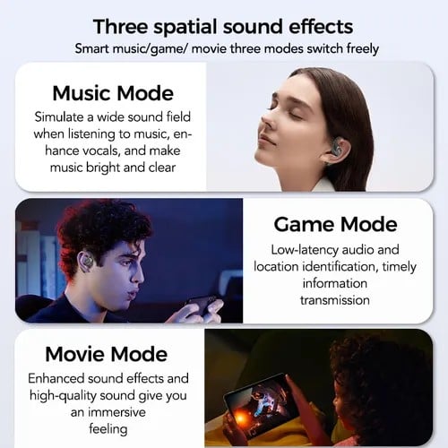 1 Bestseller -AI Translation Wireless OWS Bluetooth 5.4 Headphones (Compatible with iOS and Android)