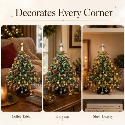 DIY Beaded Christmas Tree Kit Create Your Own Sparkling Holiday Decoration