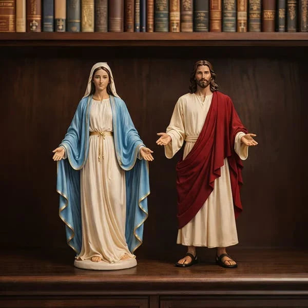 Jesus Christ & Virgin Mary Limited Collector s Edition Figure