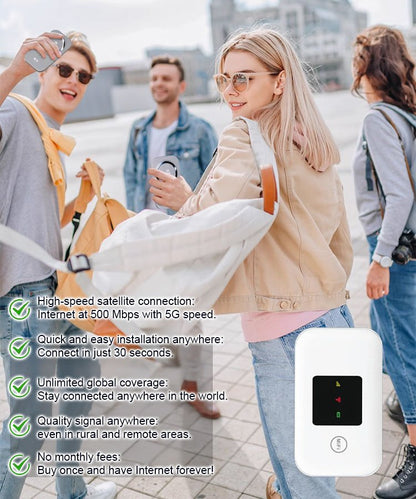 5G+ Portable WiFi Hotspot One-Time Purchase, No Monthly Fees