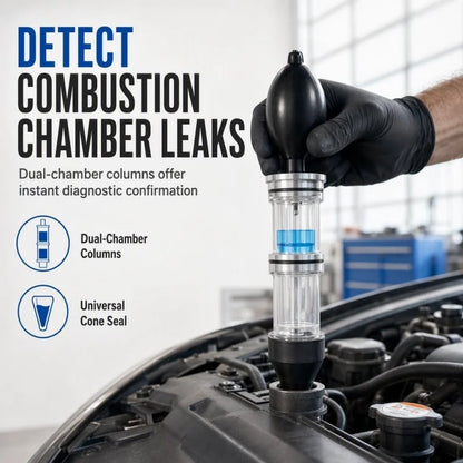 Combustion Leak Tester Quickly Detect Exhaust Gas Leaks in Your Cooling System!