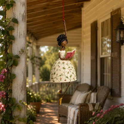Let Your Space Dance Whimsical Dancing Lady Hanging Ornament