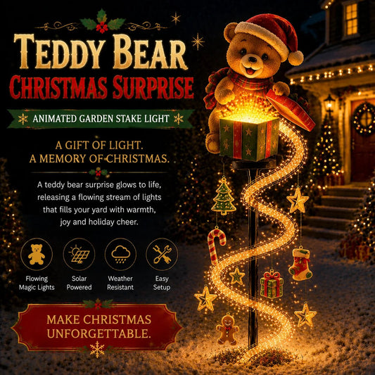"Christmas Magic Garden" Collection Transform your garden into a winter wonderland with enchanting, flowing lights
