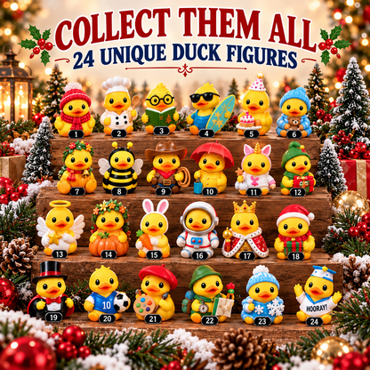 24-Day 3D Duck Magic Christmas Advent Calendar