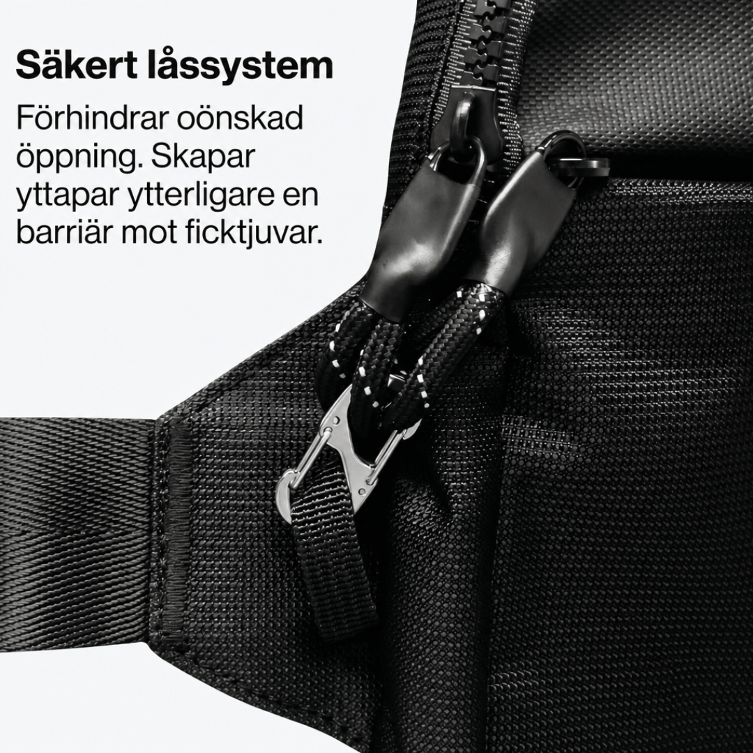 Travel Sling Bag Discreet Secure Sling Pack Keeps Valuables Safe