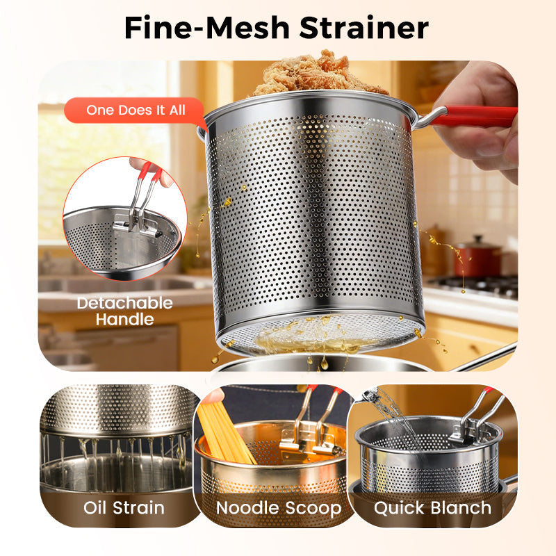 2026 Arrivals R304 Stainless Steel Multifuntional Fryer