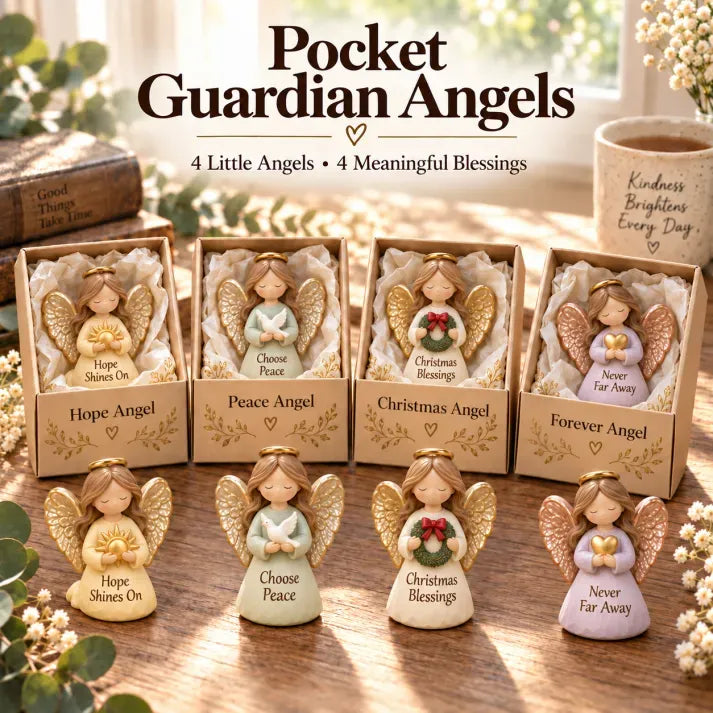 12 Pocket Guardian Angels Little Blessing Keepsake Gifts