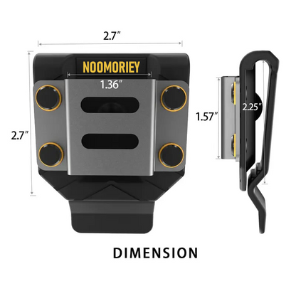 [ ]Drill Holder Belt Clip | Heavy-Duty & Hands-Free | Instant Tool Access for Pros