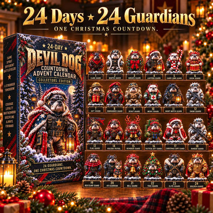 Devil Dog 24-Day Christmas Countdown Advent Calendar