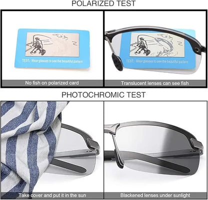 HD Polarized Photochromic Sunglasses