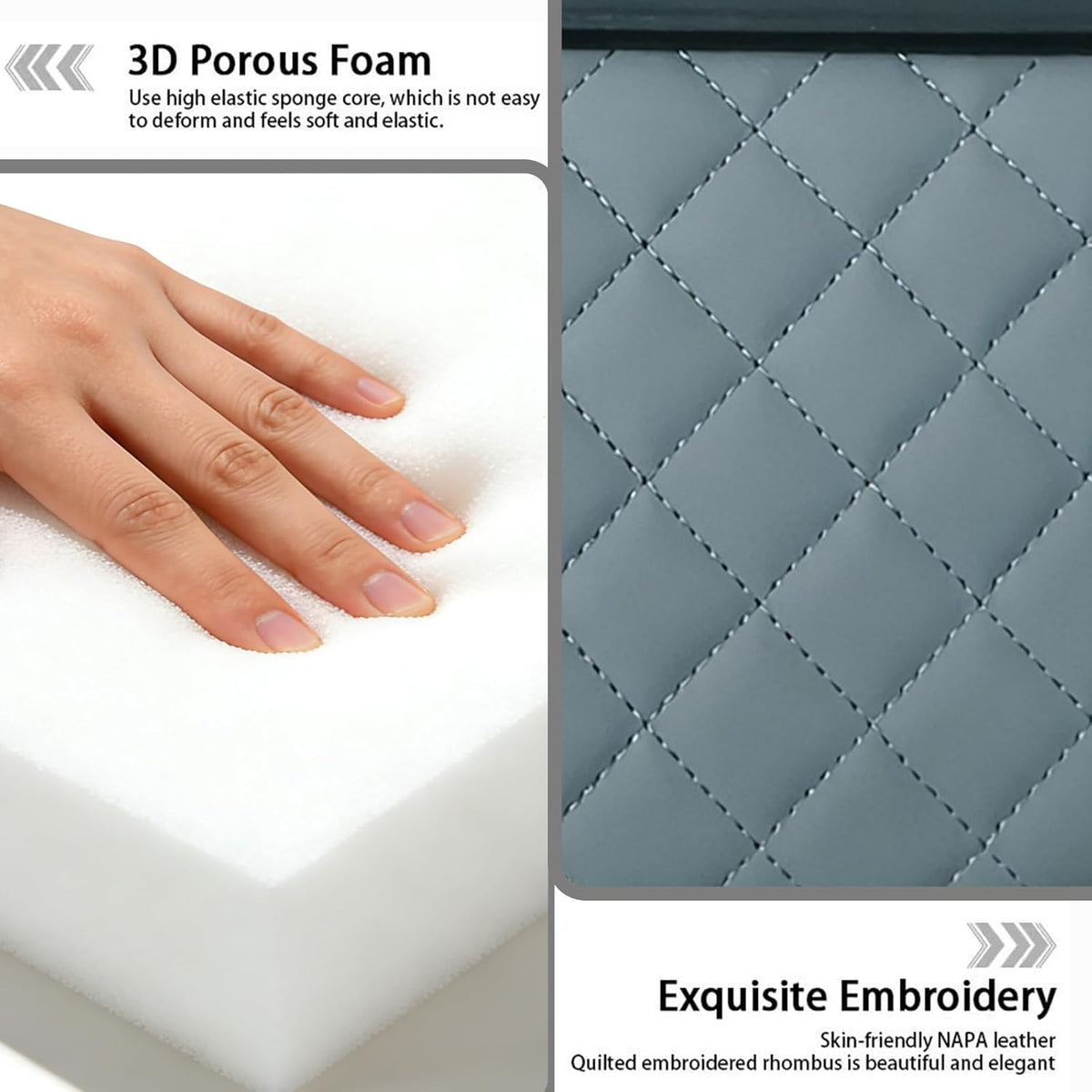 2026 Upgraded Model High-quality leather Multifunctional Car Armrest Cushion
