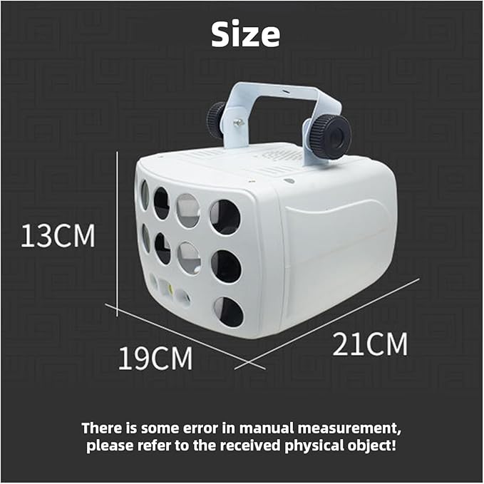 3-in-1 DJ Party Lights RGBW Derby Beam, Sound Activated + Remote