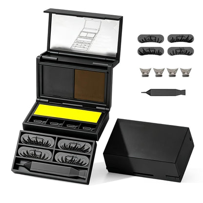 3-in-1 Eyeliner & Lash Stamp Kit Wing, Bottom Lashes & Liner, Waterproof, Beginner-Friendly
