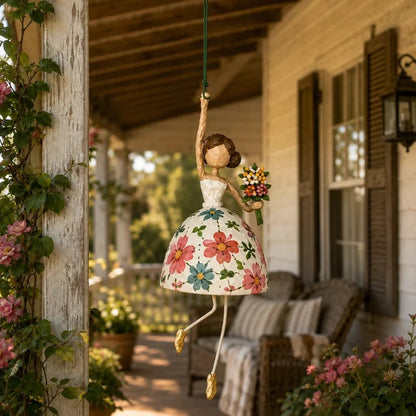 Let Your Space Dance Whimsical Dancing Lady Hanging Ornament