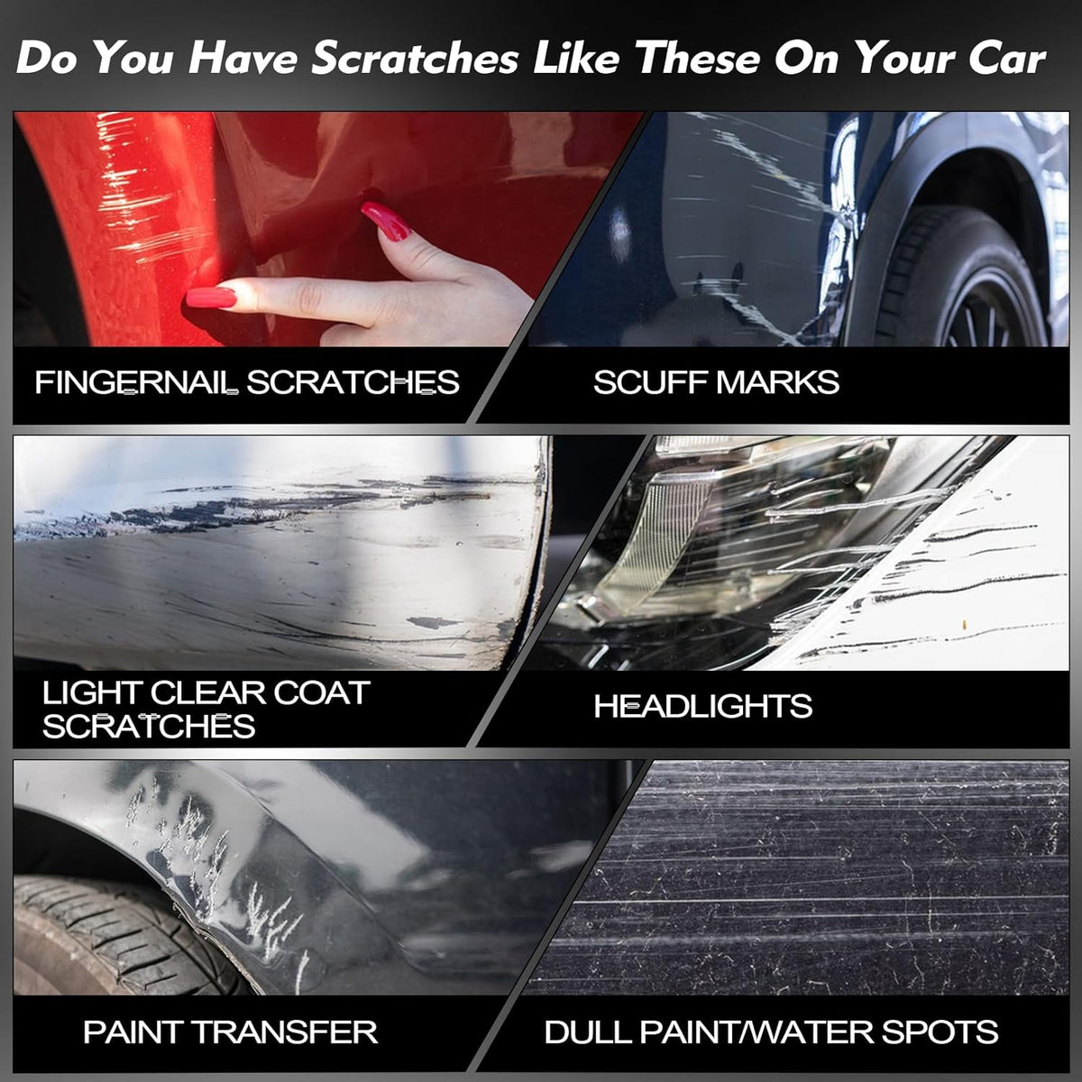 2026 Scratch Repair Kit with Polishing Paste & Wipe