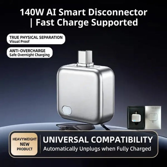 2026 Fast 140W Charger with AI Smart Auto Power-off