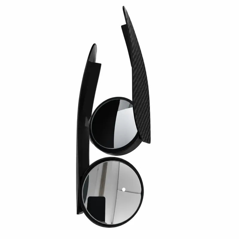 2-Pack Car Side Mirror Rain Visors with 360 Blind Spot Mirrors Clearer View for Safer Driving