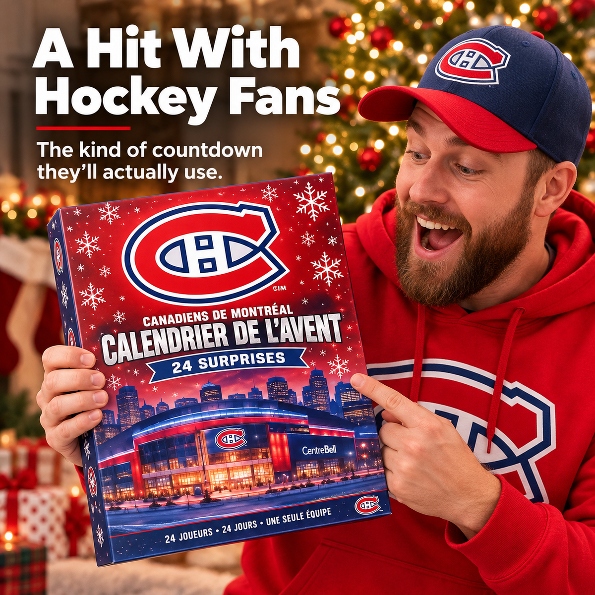 2026 Montreal Canadiens Christmas Advent Calendar