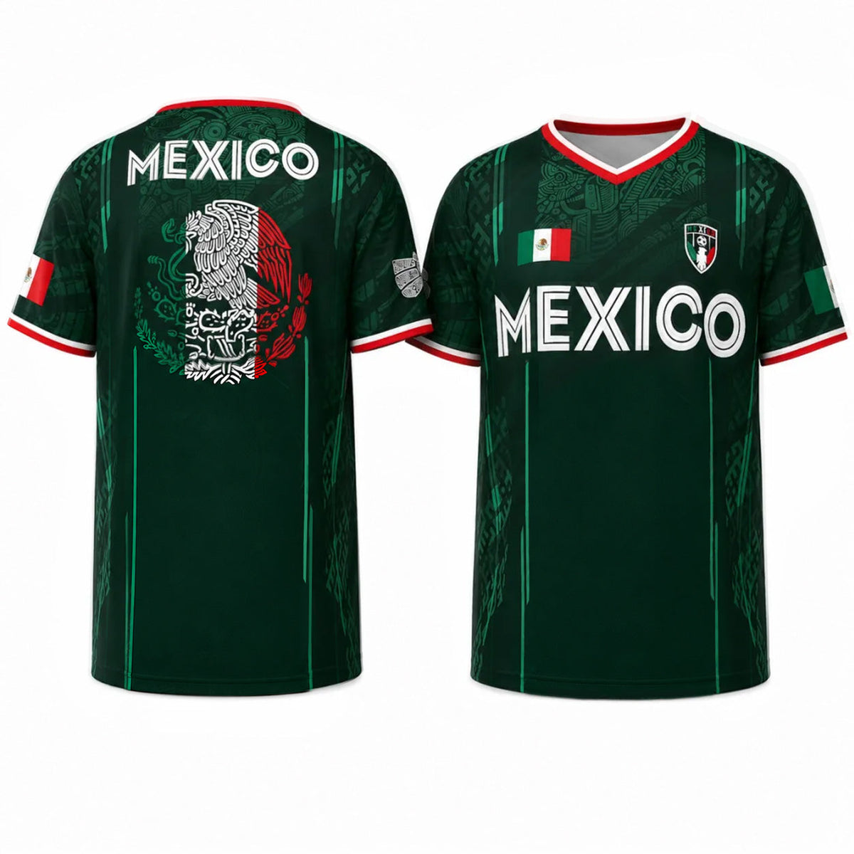 2026 Mexico Soccer Jersey Retro Chich n Itz Pyramid Football Shirt