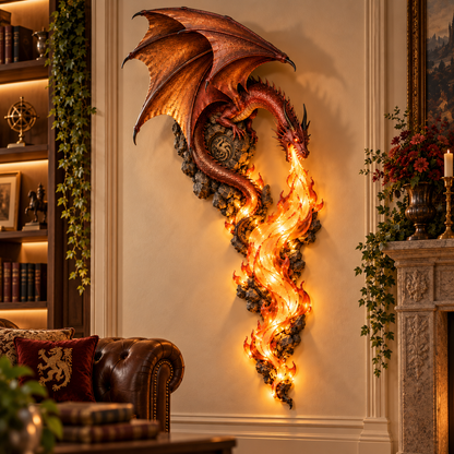 2027 Dragonfire Guardian Wall Sconce A Legendary Flame Awakens On Your Wall