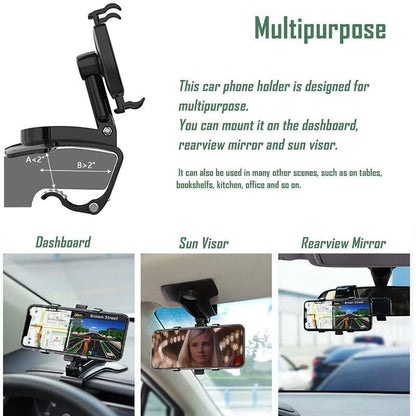 360 Universal Phone Holder | Multi-Angle Adjustable Stand for All Devices