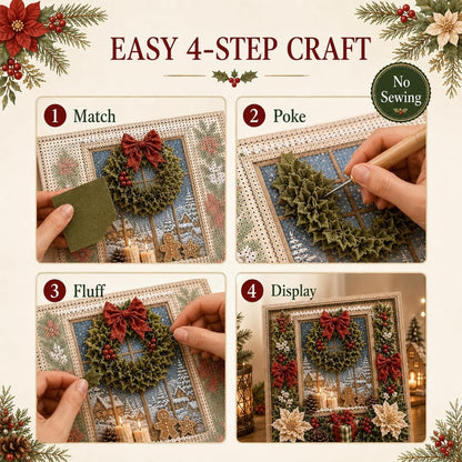 3D Christmas Fabric Stamping Set