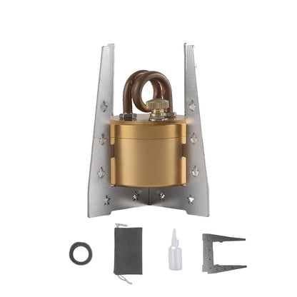 Self-Pressurized Alcohol Stove Lightweight Aluminum & Copper Burner for Hiking, Camping & Survival