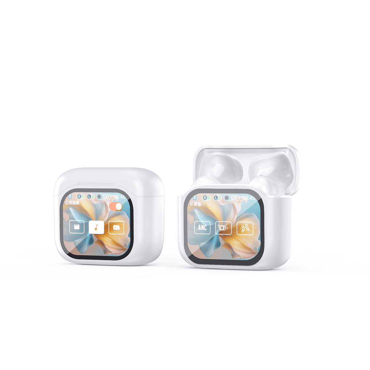 Wireless Bluetooth Translation Earphone With LED display screen(Fit iOS & Android)