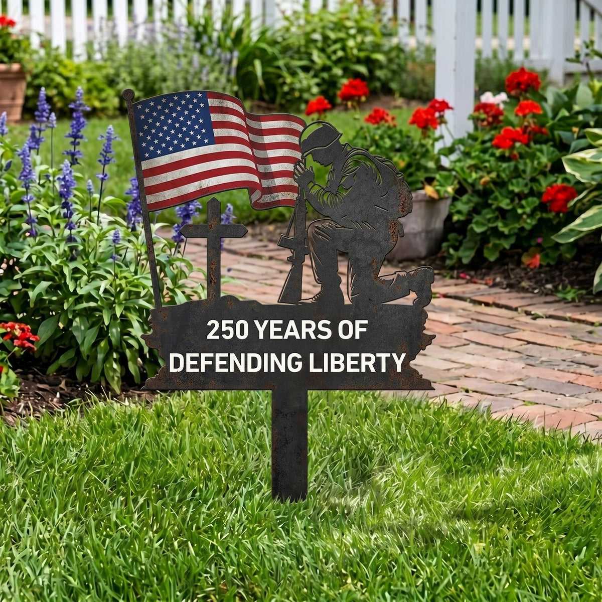 250th Anniversary Garden Stake