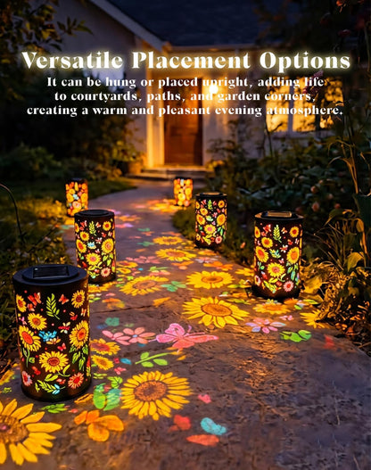 2026 Mother's Day Gifts -Glowing Colorful Sunflower Solar Garden Lantern