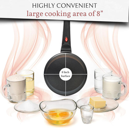 8-inch Electric Crepe Maker - Start every morning right with the perfect homemade cr pe