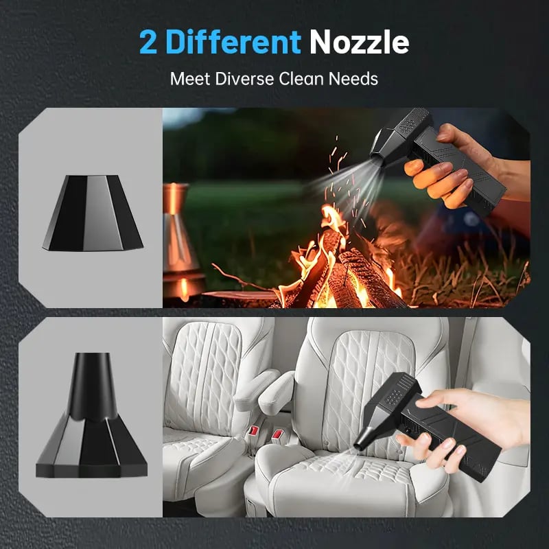 130,000 RPM Ultimate Fire Starting Turbo Fan Fire Blow Clean