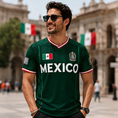 2026 Mexico Soccer Jersey Retro Chich n Itz Pyramid Football Shirt