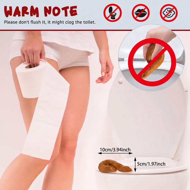 7 Pcs Fake Poop, Realistic Prank Poop