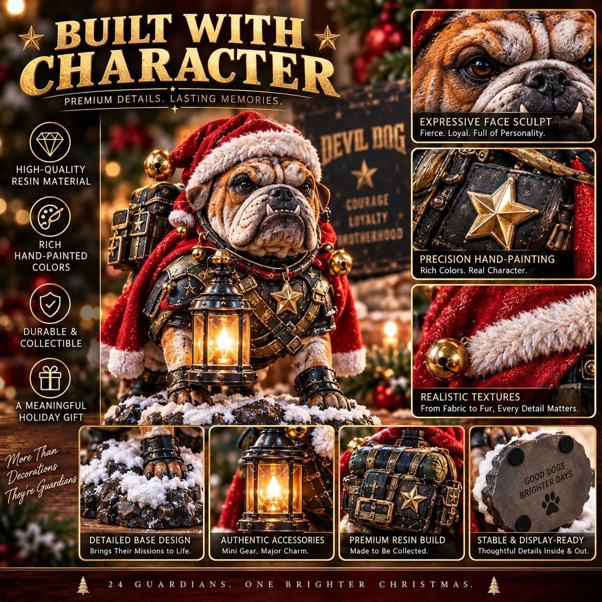 Devil Dog 24-Day Christmas Countdown Advent Calendar