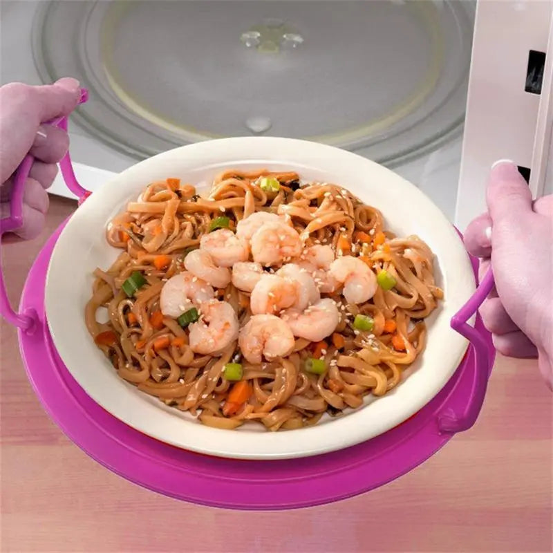 3-in-1 Plastic Microwave Plate Holder