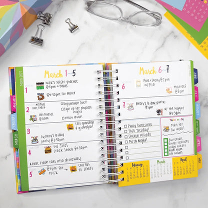 2027 2028 Reminder Binder 24-Month All-in-One Life Planner