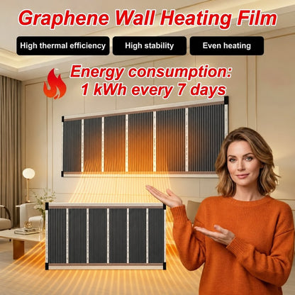 3-Second Rapid Heating Honeycomb Graphene Far-Infrared Ceramic Wall Heater Low Noise & Energy Efficient Indoor Wall