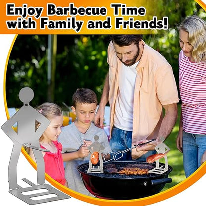 Outdoor prankster Stainless Steel BBQ Sausage Holder