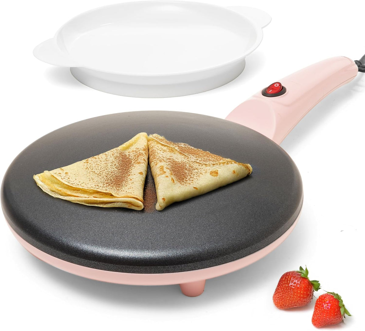 8-inch Electric Crepe Maker - Start every morning right with the perfect homemade cr pe
