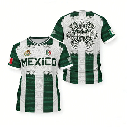 2026 Mexico Aztec Calendar Soccer Jersey