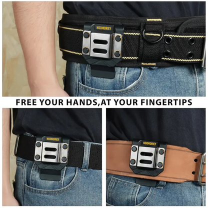 [ ]Drill Holder Belt Clip | Heavy-Duty & Hands-Free | Instant Tool Access for Pros