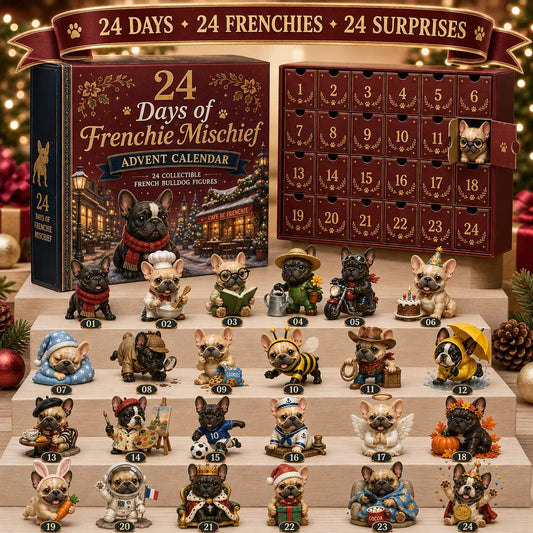 24-Day French Bulldog Christmas Advent Calendar