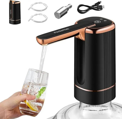 5 Gallon Water Pump Dispenser Rechargeable & Foldable Electric Water Jug Pump