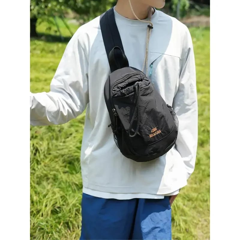 Unisex Lightweight Color Block Nylon Mini Backpack Compact & Water-Resistant Daypack for Every Adventure!