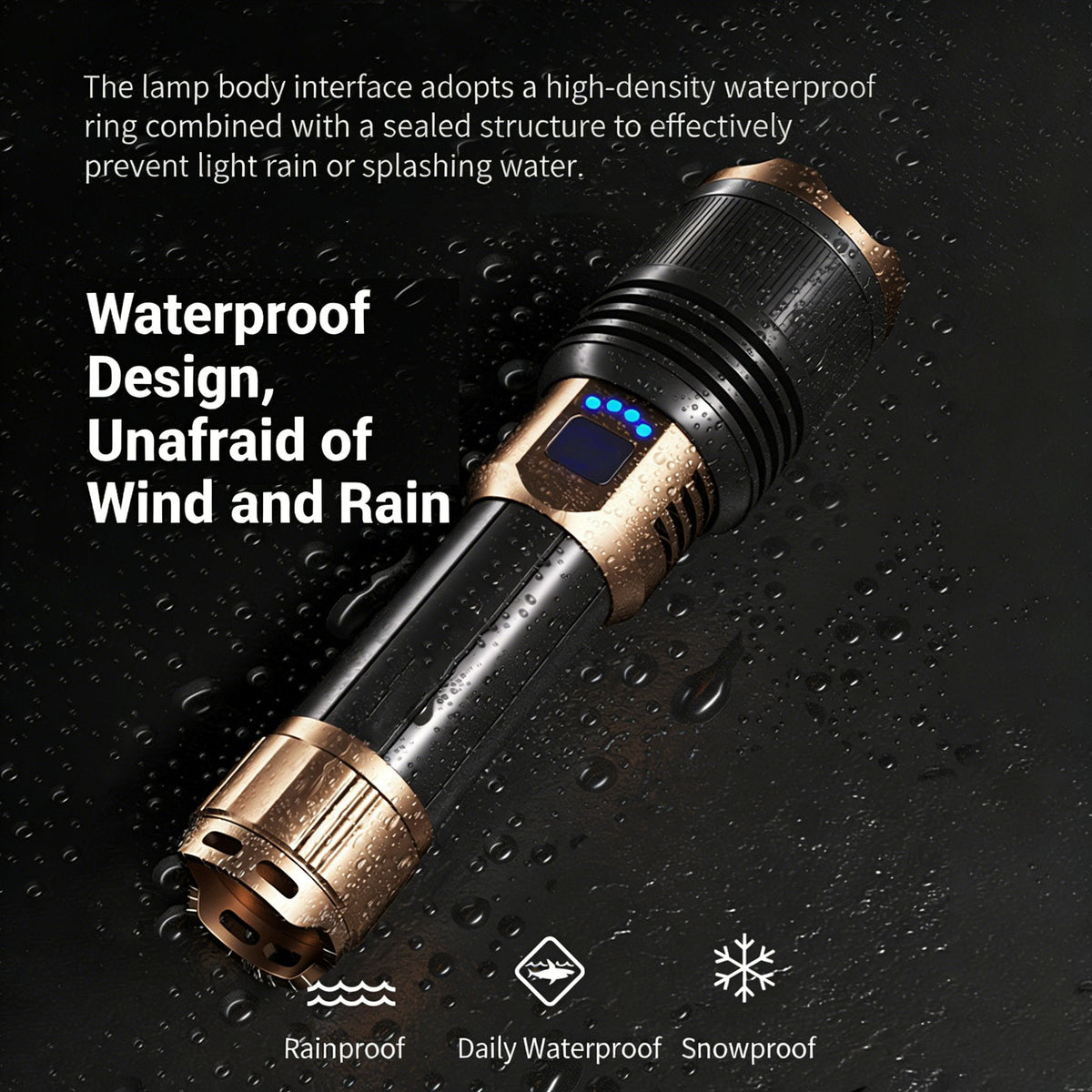 Rechargeable Outdoor Long-Range Ultra-Bright Laser Flashlight